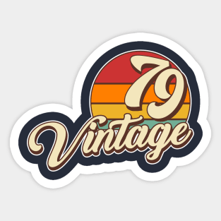 Vintage 1979 Sticker